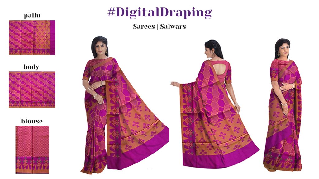 Digital Draping Software for sarees
